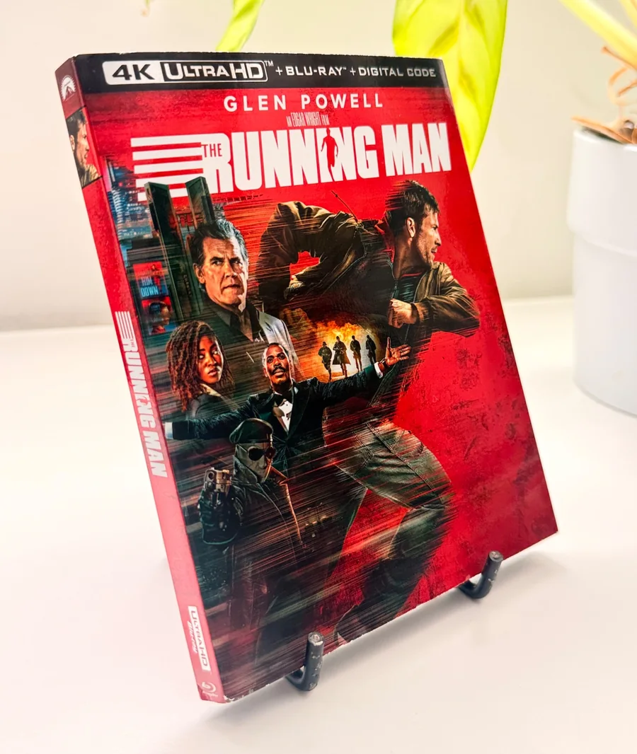 Opened The Running Man 4K Ultra HD package, front view